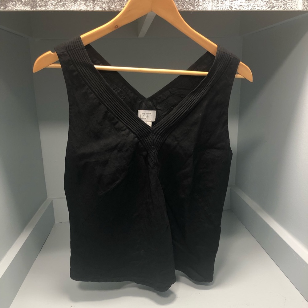 Ann Taylor Loft size 12 women’s black tank top